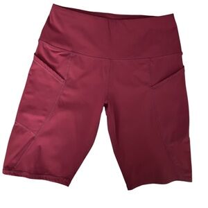 Oalka High-Rise Bike Shorts with Stretch Fabric GUC M